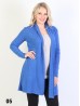 Plus Size Soft Open-Front Cardigan